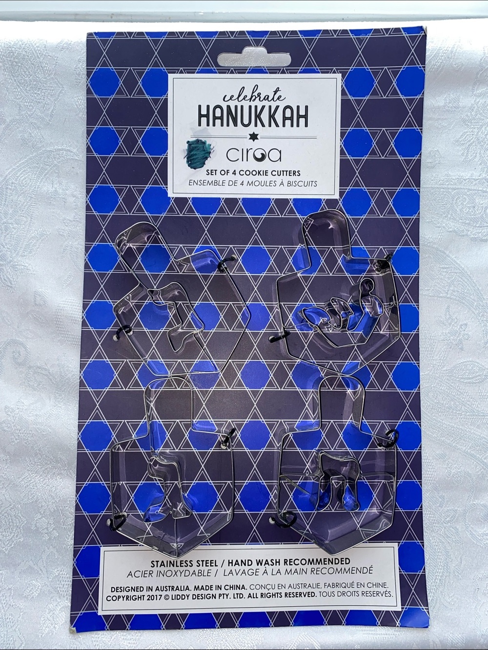 New Ciroa Hanukkah Dreidel Cookie cutters